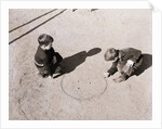 Boys Playing Marbles by Anonymous