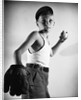 Boy with Baseball and Glove by Anonymous