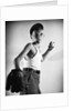 Boy with Baseball and Glove by Anonymous