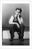 Boy in Dejected Pose by Corbis