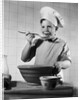 Boy Tasting His Cooking by Anonymous