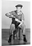 Workman Seated/Pouring Coffee/Lunch by Anonymous
