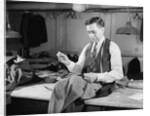 Tailor Sewing a Jacket by Anonymous