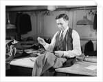 Tailor Sewing a Jacket by Anonymous