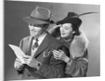 Couple Reading Letter by Anonymous