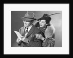 Couple Reading Letter by Anonymous