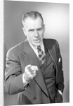 Businessman Pointing by Anonymous
