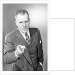Businessman Pointing by Anonymous