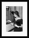 Young Woman At Bank Teller'S Window by Anonymous