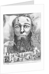 Woodcut Workmen Around Dreaming Man by Anonymous