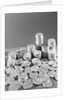 Stacks Of American Silver Dollars by Anonymous