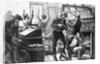 Illustraiton of a Holdup in a Western Store by Anonymous