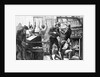 Illustraiton of a Holdup in a Western Store by Anonymous