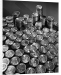 Stacks of 1890 Dollar Coins by Anonymous