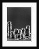 Stacks of Tarnished Silver Dollars by Anonymous