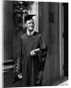 Princeton University Graduate in Gown and Mortarboard by Anonymous