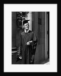 Princeton University Graduate in Gown and Mortarboard by Anonymous