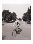 Businessman Riding a Bicycle by Anonymous