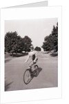 Businessman Riding a Bicycle by Anonymous