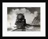 Steam Locomotive Chugging Down Track by Anonymous