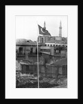 Turkish Flag Stands In Nicosia Ruins by Anonymous