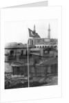 Turkish Flag Stands In Nicosia Ruins by Anonymous