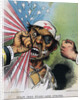 Illustration Americans Beating Spaniard by Anonymous
