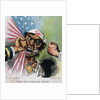 Illustration Americans Beating Spaniard by Anonymous