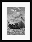 Illustration Of Moon Capsule Rescue by Anonymous