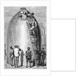 Illustration Man Leaving Space Capsule by Anonymous