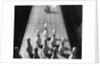 Bowling Ball Rolling Toward Pins by Anonymous