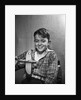 Boy with Model Plane by Anonymous