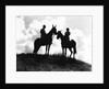 Silhouette of Horses and Riders by Anonymous