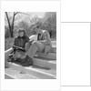 Students on Steps Reading by Anonymous