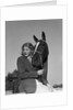 Teenage Girl with Her Horse by Anonymous