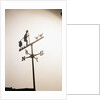 Weather Vane with Old Man and Cane by Anonymous