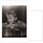 Boy with Green Hair and Eyes by Anonymous