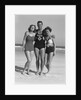 Lifeguard With Arm Around Sunbathers by Anonymous