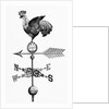 Rooster W/Outstretched Wings On Vane by Anonymous