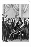 Lithograph Of John Q. Adams Dying by Anonymous