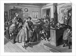 Girls Dancing And Playing In Classroom by Anonymous