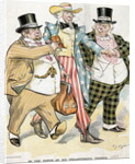 Illustration of Trusts & Monopolies Pickpocketing Uncle Sam by J.C. Taytor