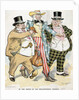 Illustration of Trusts & Monopolies Pickpocketing Uncle Sam by J.C. Taytor