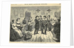 Crowd Enjoying Food & Drink In Saloon by Anonymous