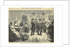 Crowd Enjoying Food & Drink In Saloon by Anonymous