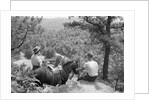 Horseback Riders Rest To Admire View by Anonymous