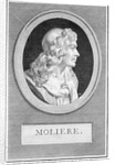 Profile Portrait of Moliere by Anonymous