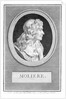 Profile Portrait of Moliere by Anonymous