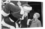 Santa Claus and Young Boy by Anonymous
