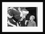 Santa Claus and Young Boy by Anonymous